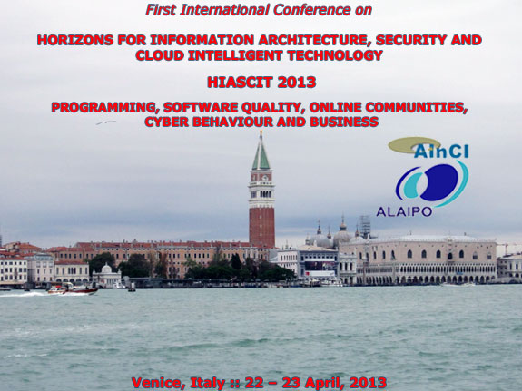 International Conference on HIASCIT 2013 :: Venice - Italy